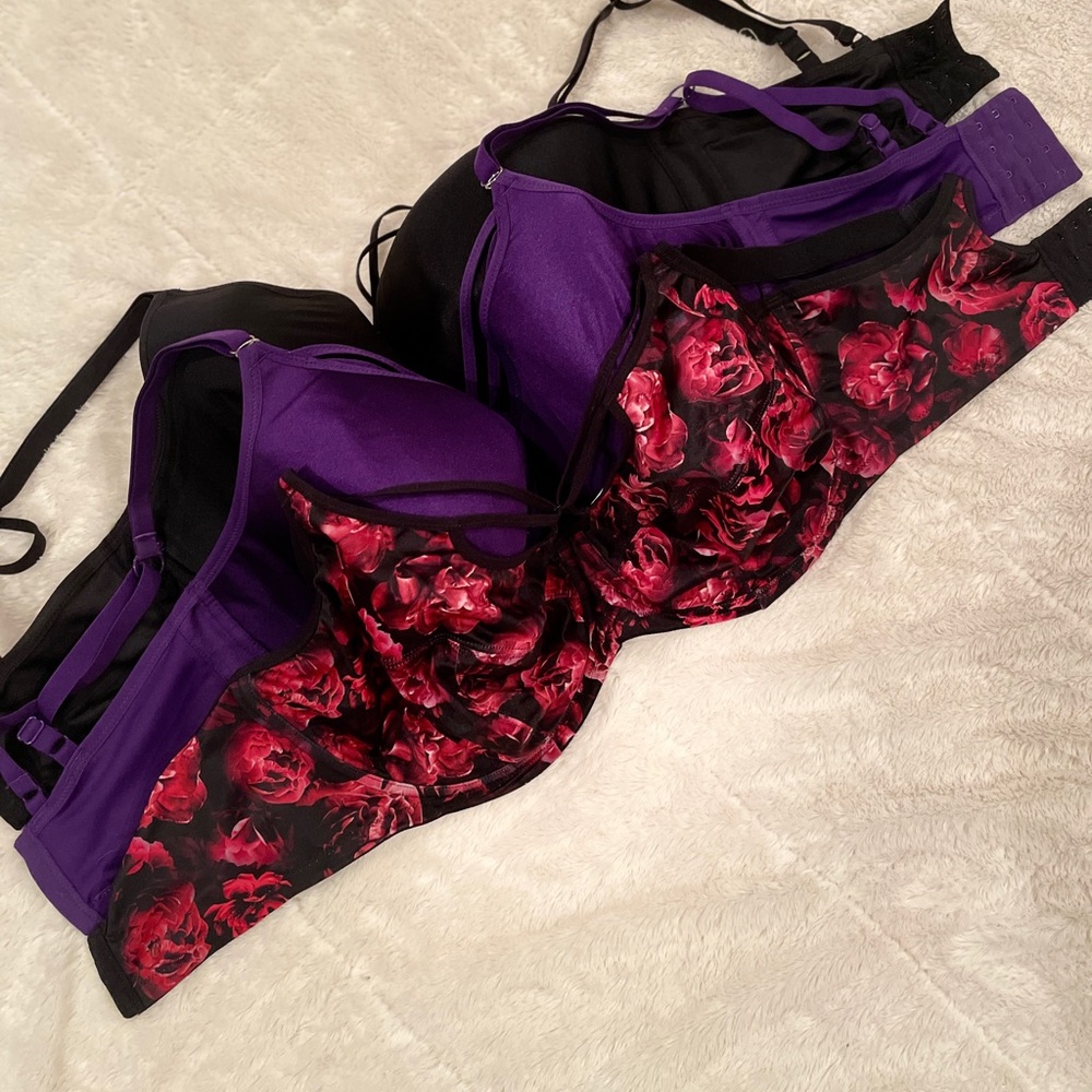 Bundle of Elomi bras. Bijou Flirt,floral Soraya.